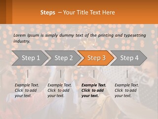 Daughter Sunset Family PowerPoint Template