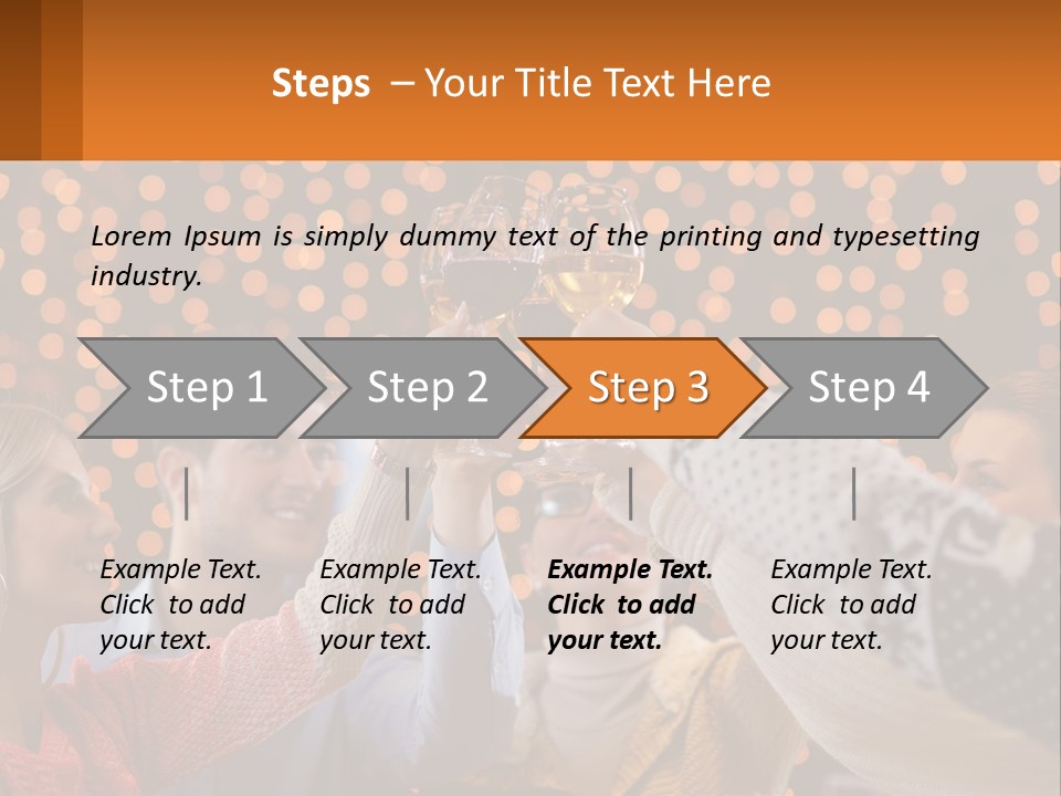 Daughter Sunset Family PowerPoint Template