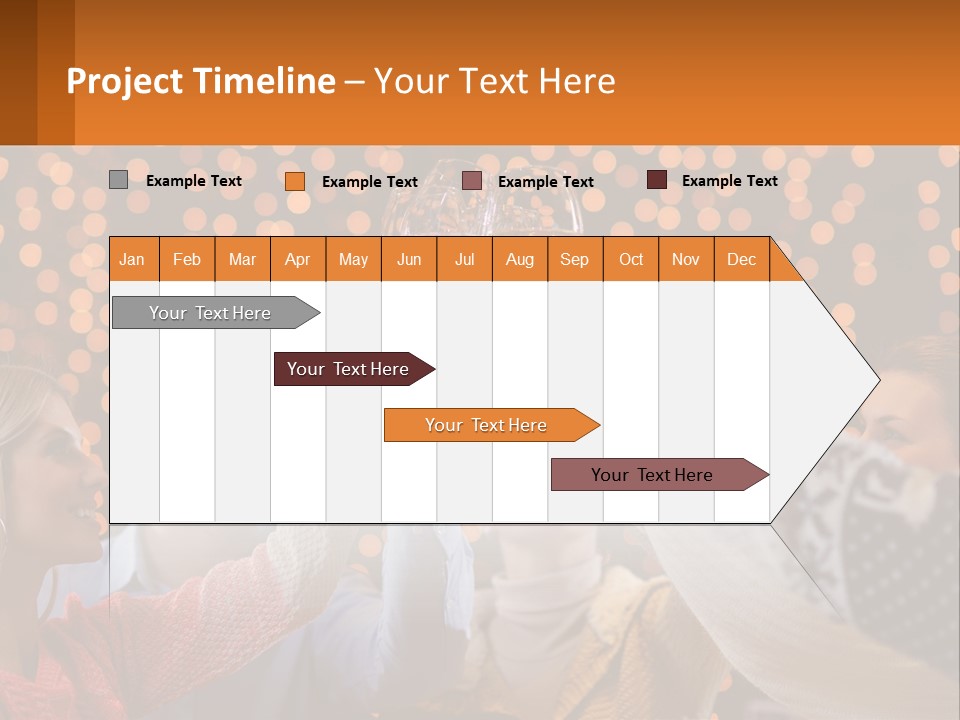Daughter Sunset Family PowerPoint Template