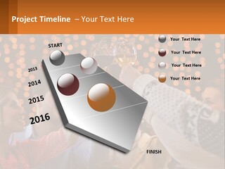 Daughter Sunset Family PowerPoint Template