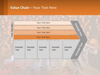 Daughter Sunset Family PowerPoint Template