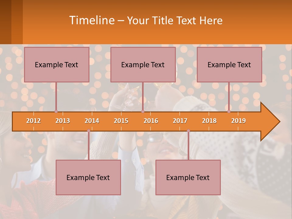 Daughter Sunset Family PowerPoint Template