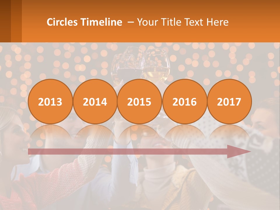 Daughter Sunset Family PowerPoint Template