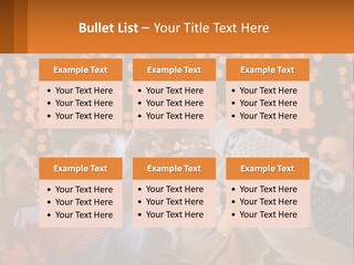 Daughter Sunset Family PowerPoint Template