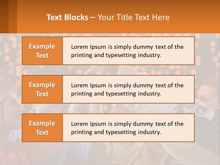 Daughter Sunset Family PowerPoint Template