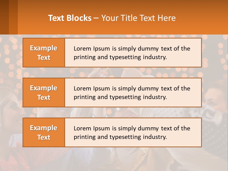 Daughter Sunset Family PowerPoint Template