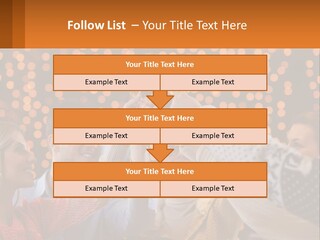 Daughter Sunset Family PowerPoint Template