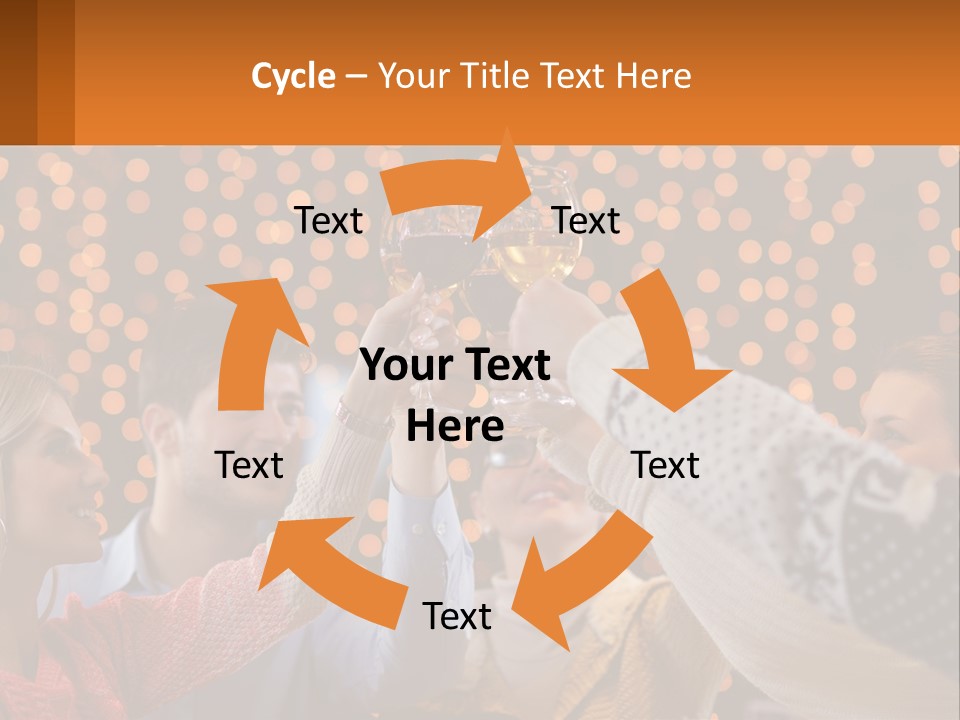 Daughter Sunset Family PowerPoint Template