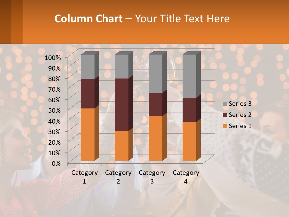 Daughter Sunset Family PowerPoint Template