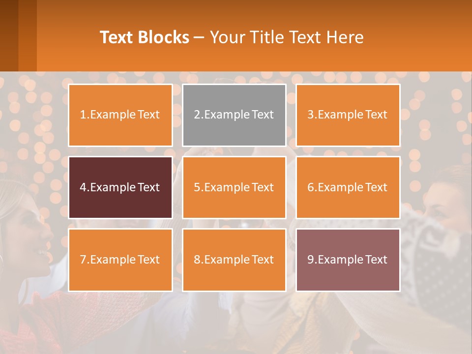 Daughter Sunset Family PowerPoint Template