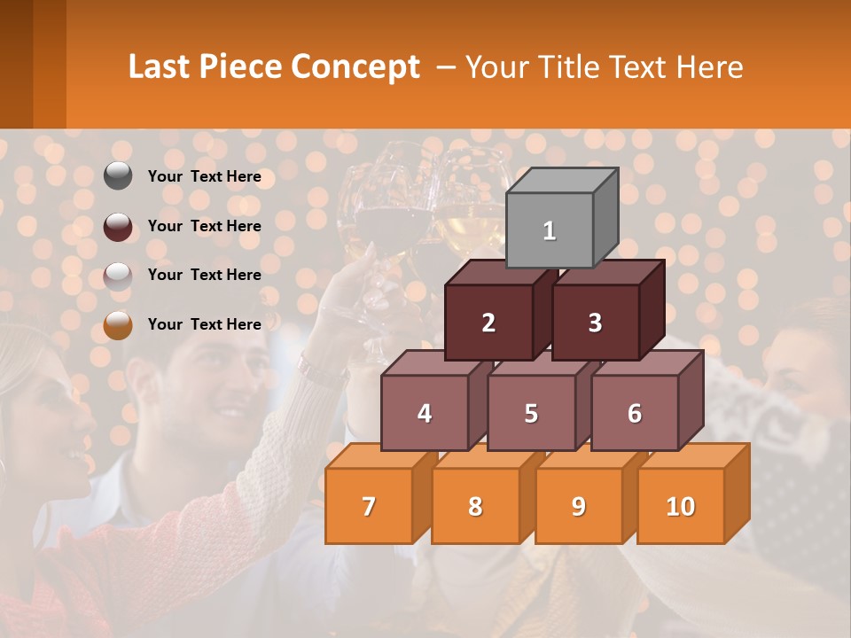 Daughter Sunset Family PowerPoint Template