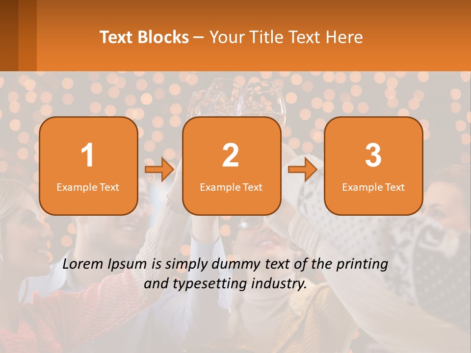 Daughter Sunset Family PowerPoint Template