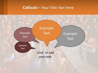 Daughter Sunset Family PowerPoint Template