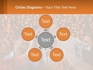 Daughter Sunset Family PowerPoint Template