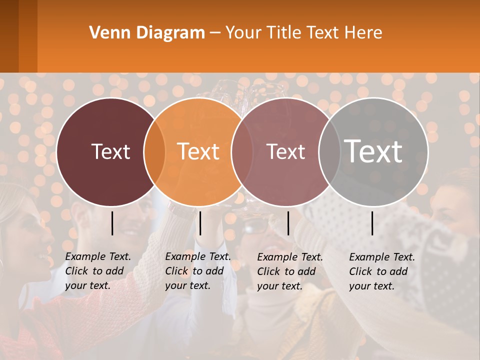 Daughter Sunset Family PowerPoint Template