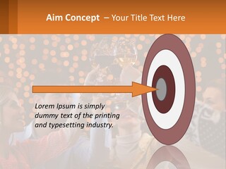 Daughter Sunset Family PowerPoint Template