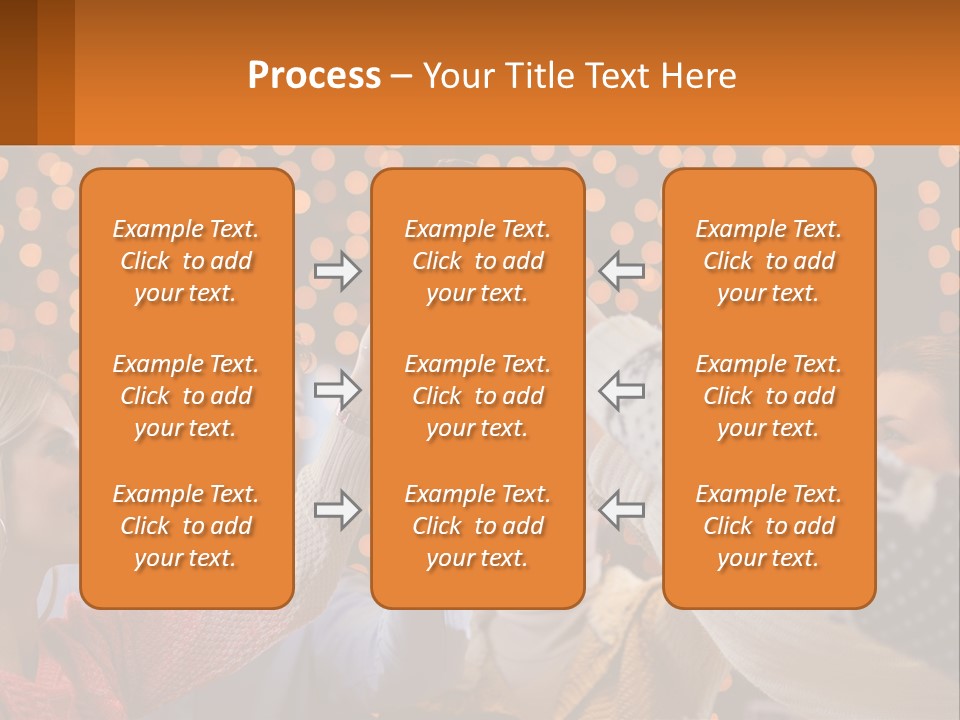 Daughter Sunset Family PowerPoint Template