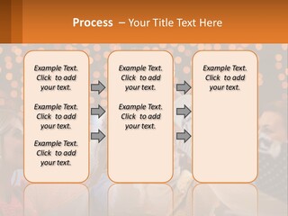 Daughter Sunset Family PowerPoint Template