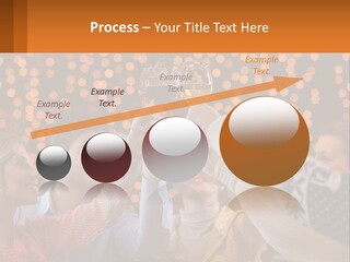 Daughter Sunset Family PowerPoint Template