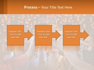 Daughter Sunset Family PowerPoint Template