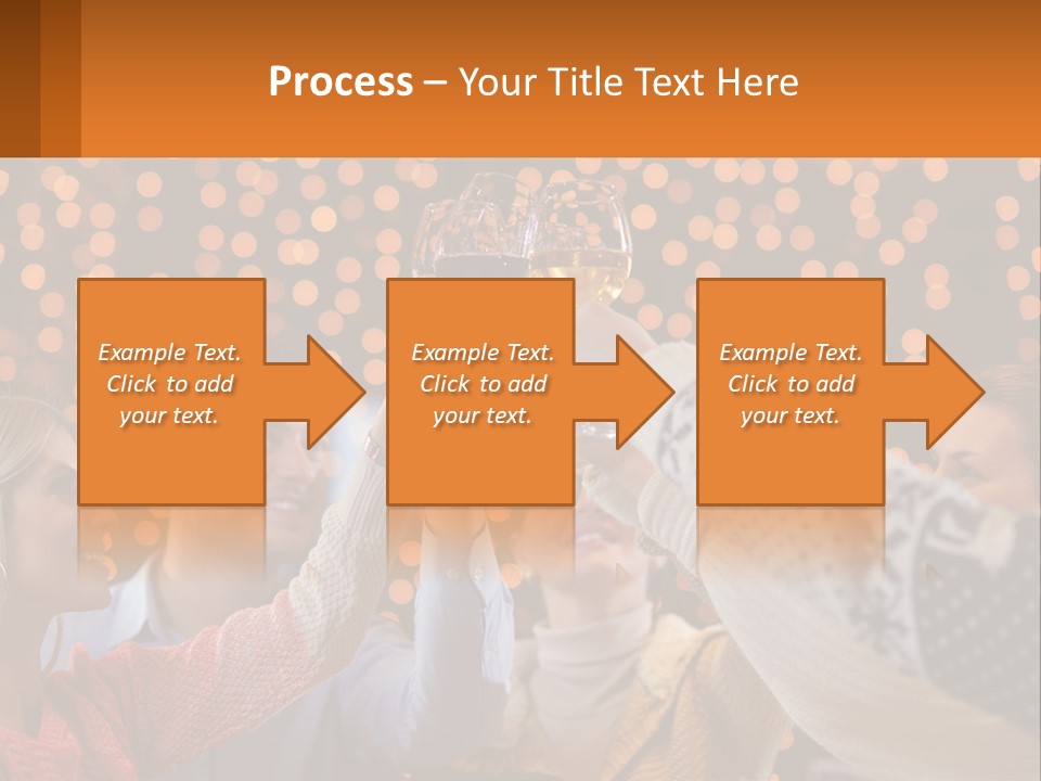 Daughter Sunset Family PowerPoint Template