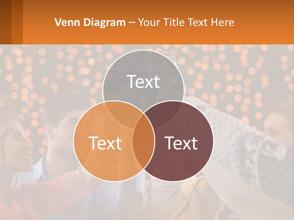 Daughter Sunset Family PowerPoint Template