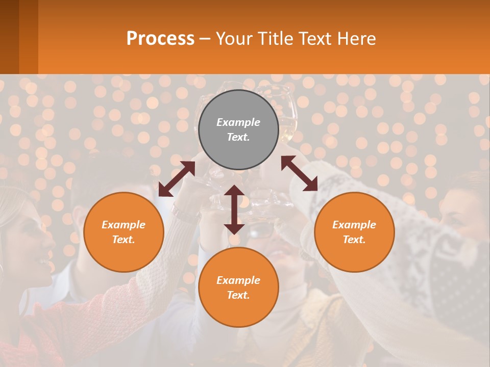 Daughter Sunset Family PowerPoint Template