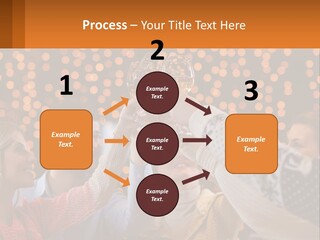 Daughter Sunset Family PowerPoint Template