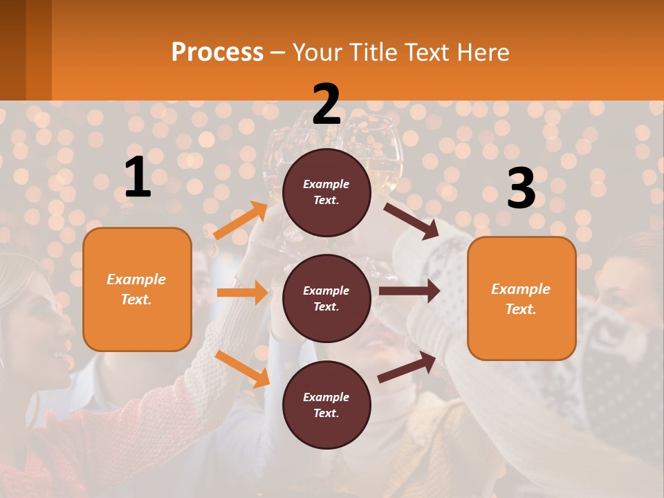 Daughter Sunset Family PowerPoint Template