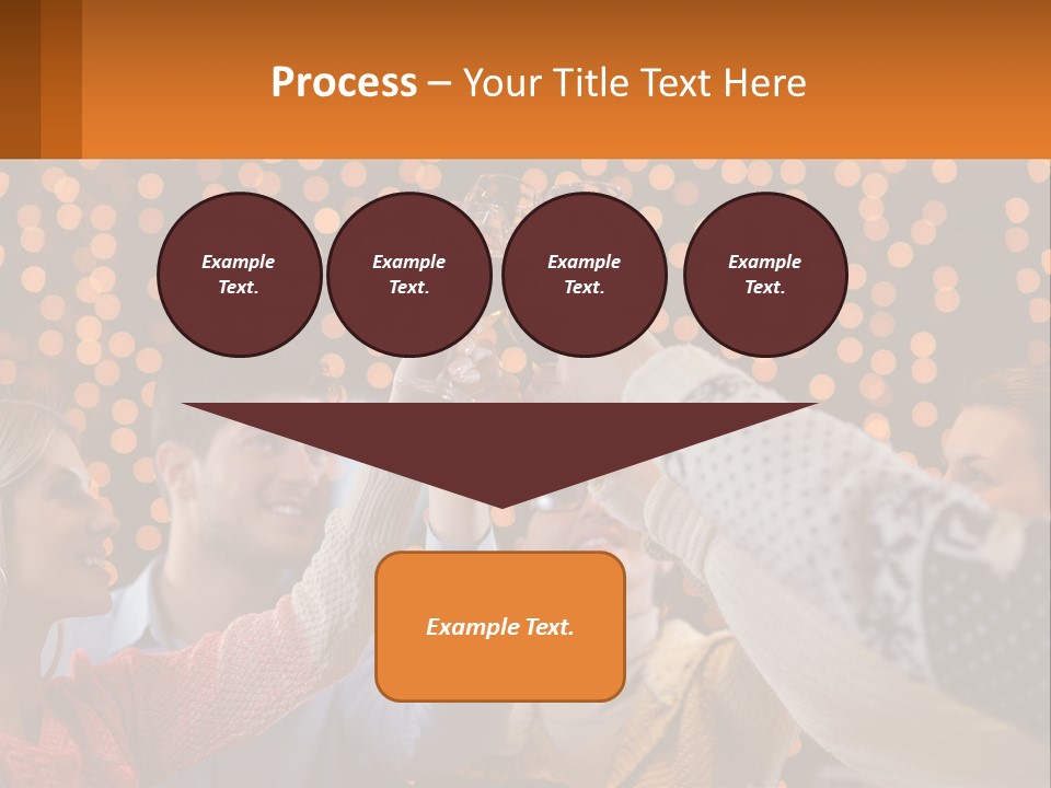 Daughter Sunset Family PowerPoint Template