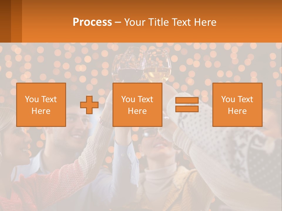 Daughter Sunset Family PowerPoint Template
