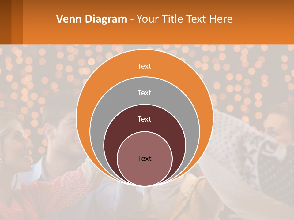 Daughter Sunset Family PowerPoint Template