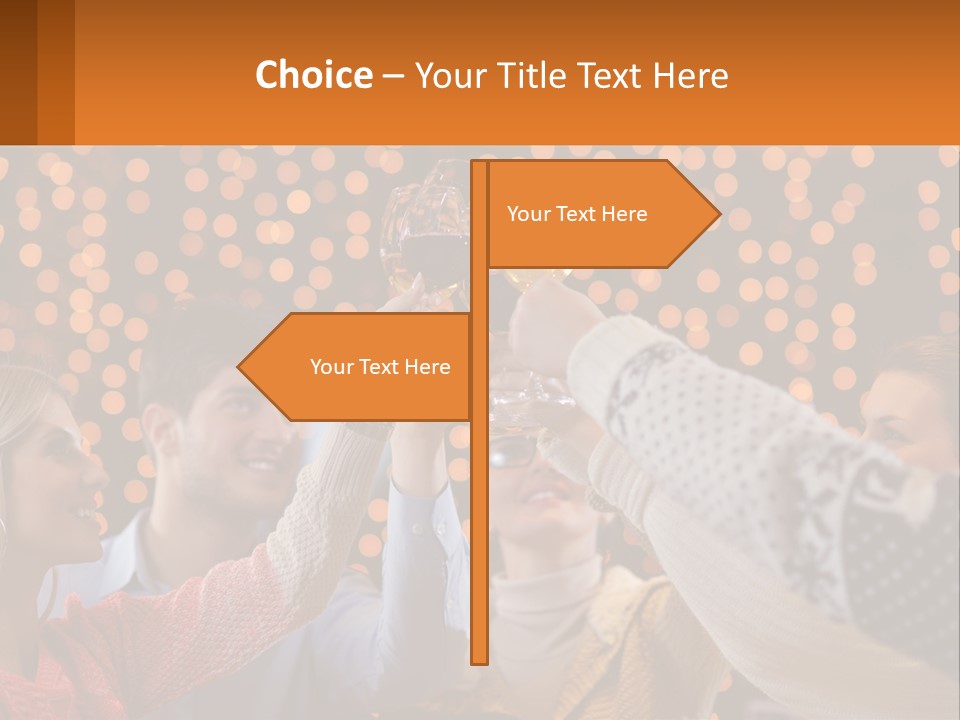 Daughter Sunset Family PowerPoint Template