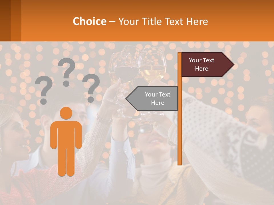 Daughter Sunset Family PowerPoint Template