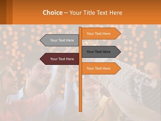 Daughter Sunset Family PowerPoint Template