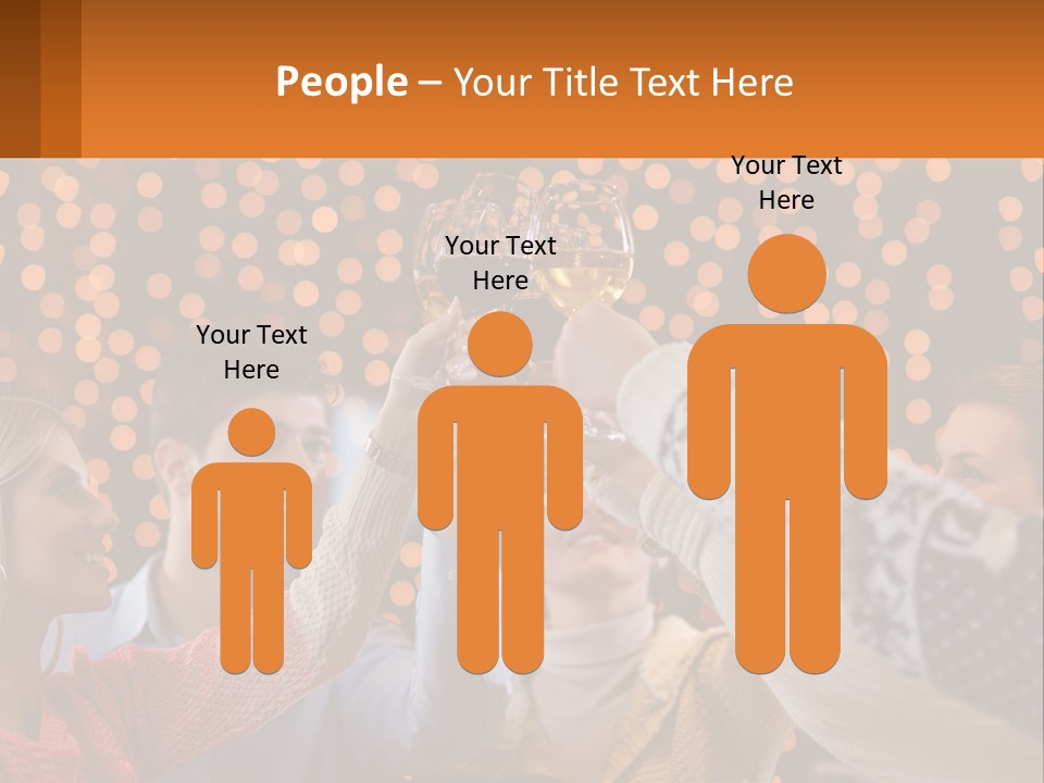 Daughter Sunset Family PowerPoint Template