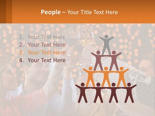 Daughter Sunset Family PowerPoint Template