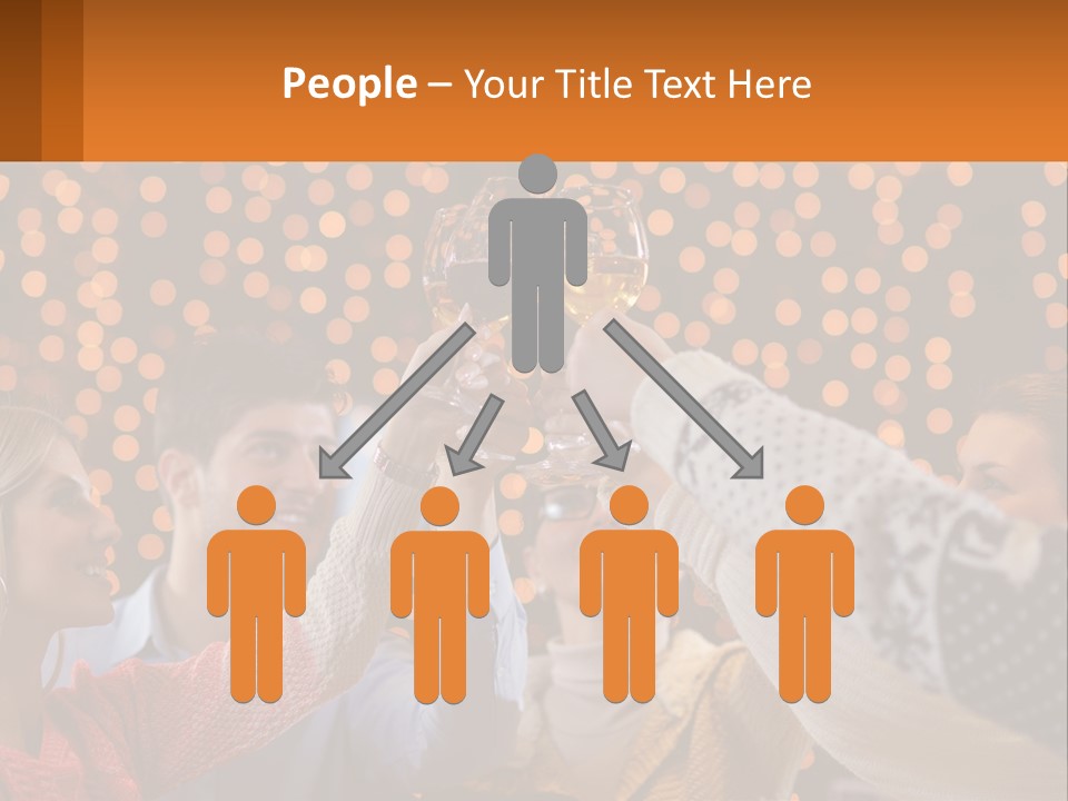 Daughter Sunset Family PowerPoint Template