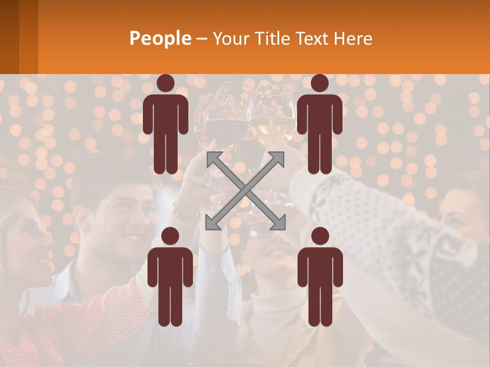 Daughter Sunset Family PowerPoint Template