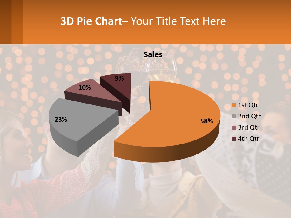 Daughter Sunset Family PowerPoint Template