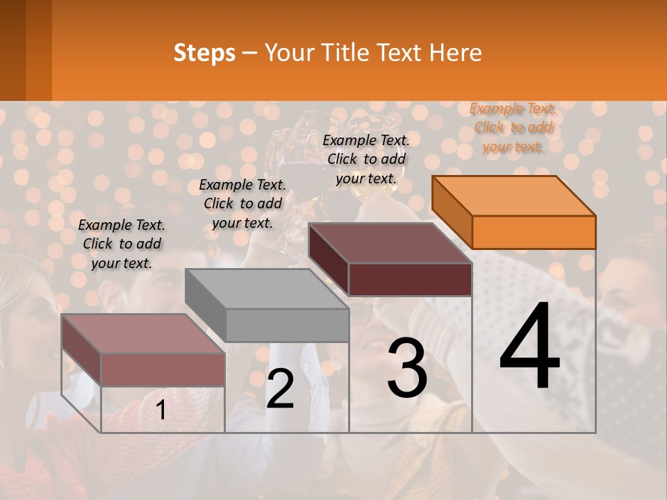 Daughter Sunset Family PowerPoint Template