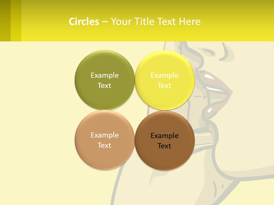 Standing Family Beach PowerPoint Template