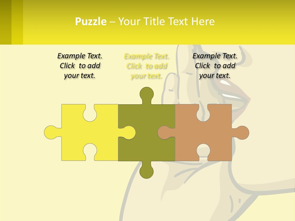 Standing Family Beach PowerPoint Template