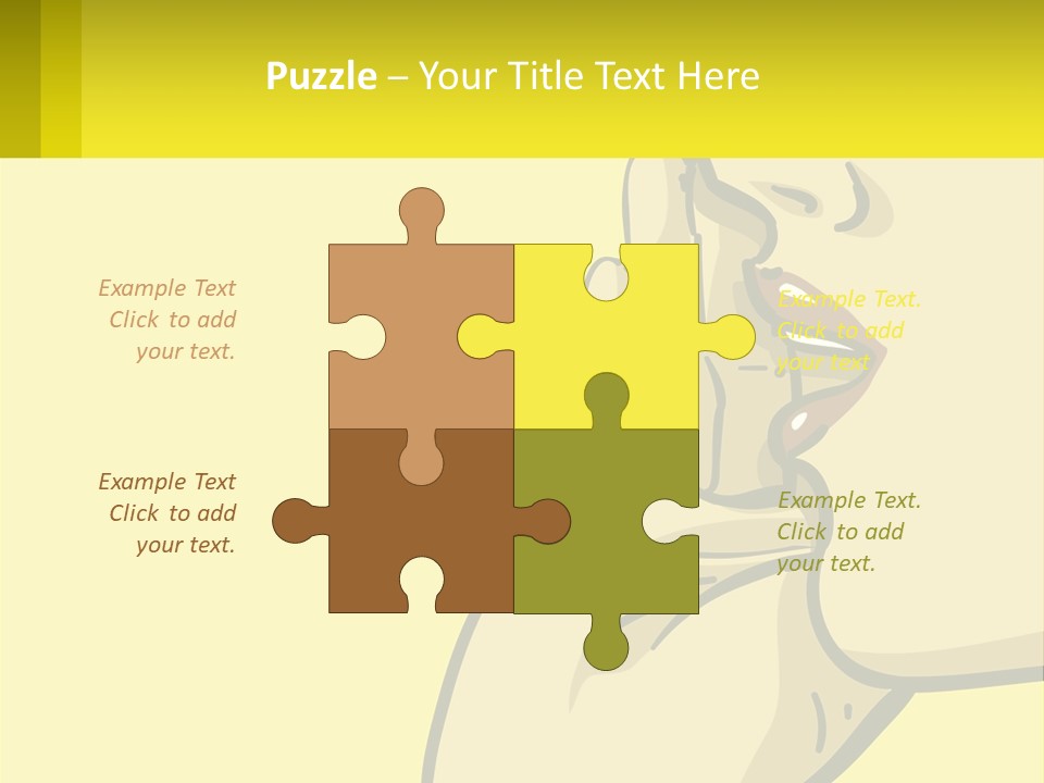 Standing Family Beach PowerPoint Template