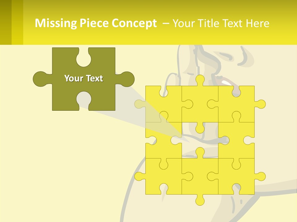 Standing Family Beach PowerPoint Template