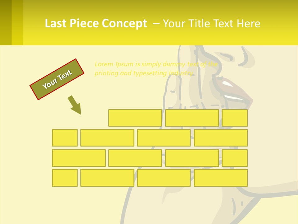 Standing Family Beach PowerPoint Template