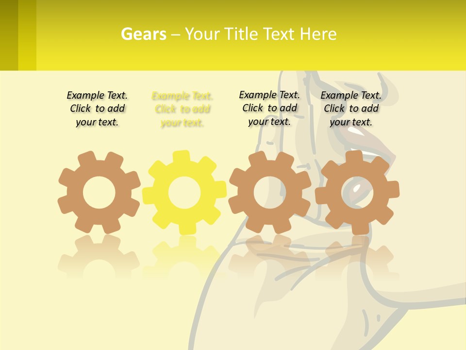 Standing Family Beach PowerPoint Template