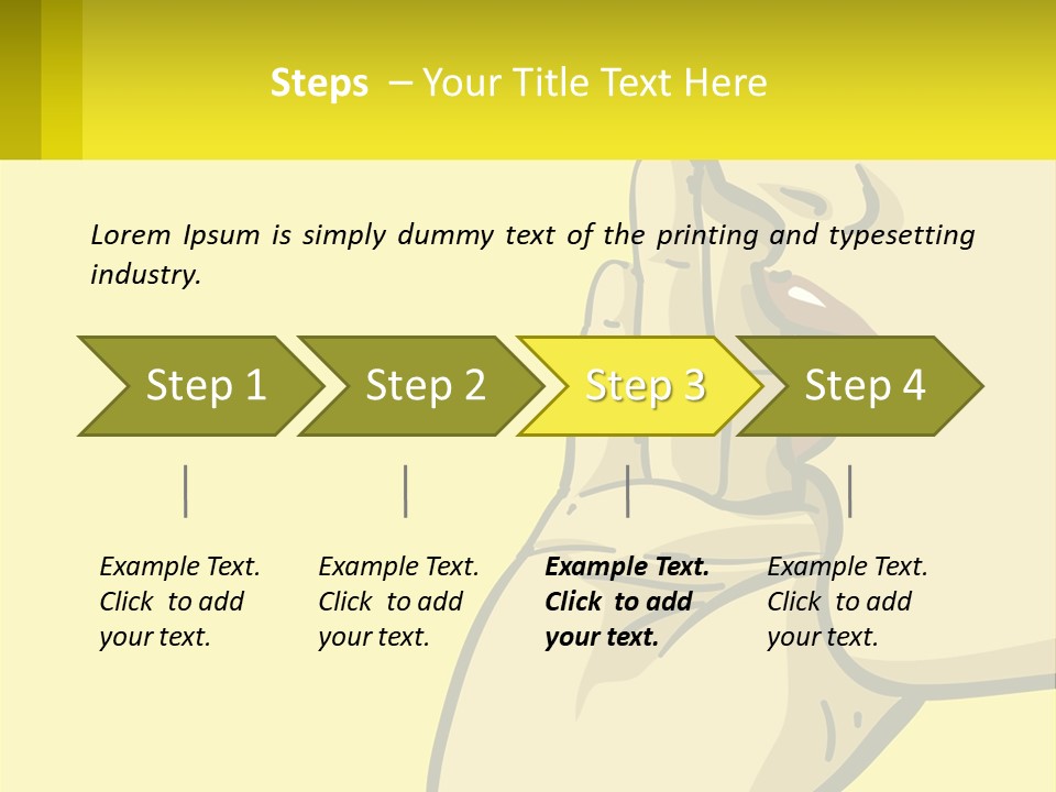 Standing Family Beach PowerPoint Template