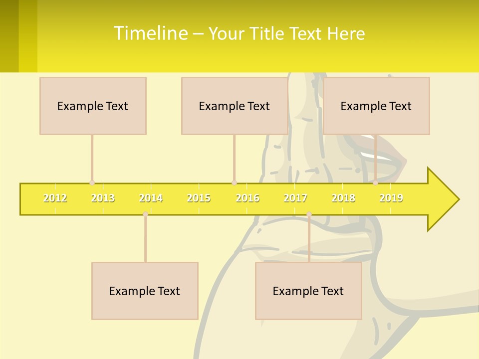 Standing Family Beach PowerPoint Template