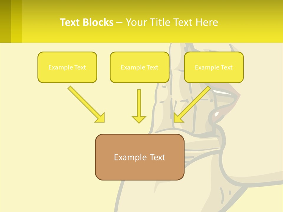 Standing Family Beach PowerPoint Template